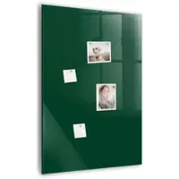 Tulup Magnetische Glastafel Farbe Flaschengrün 70x100 cm Magnettafel Mit Marker Beschreibbar Weißer Marker Magnettafel Für Termine