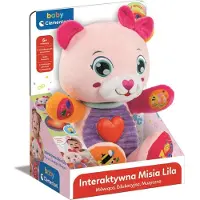 Clementoni Baby Interaktiver Teddybär Lila spielerisch lernen