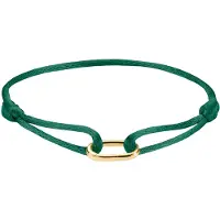 Thomas Sabo C1210-413-34-L24V Textilarmband Connect Vergoldet Grün