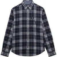 Superdry für Herren. M4011047A Lumberjack-Hemd blau (XXL), Lässig, Baumwolle, Langarm