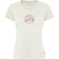 Vaude Bike Funktionsshirt "WOMENS CYCLIST T-SHIRT V" sportliche Passform, Kurzarm, für Radsport und Outdoor-Aktivitäten