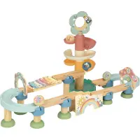 Tooky Toy : Regenbogen Glockenkugelbahn-Bauset