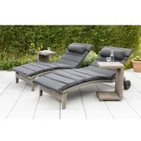 Merxx Andalusia Set 4tlg,. Grau