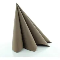 Sovie HORECA Serviette Braun aus Linclass Airlaid 40 x 40 cm, 5x50 Stück