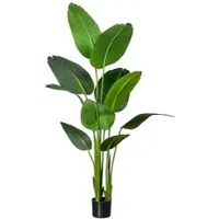 Creativ Green Künstliche Pflanze Strelitzia nicolai 160cm im Topf