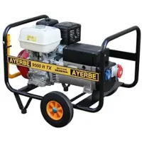 MAESTRO FERRETERO Benzin Stromerzeuger 9500 TX dreiphasig mit Elektrostart und Honda GX-390 Motor