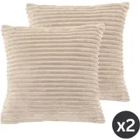 Tiseco Dekokissen Home Studio Ribble Sand - 45 x 45 cm