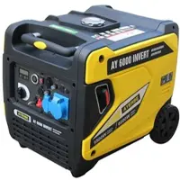 MAESTRO FERRETERO Inverter Benzin Stromerzeuger AY-6000 mit Elektrostart und Kiotsu KT 190 Motor