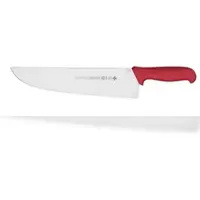 Mundial , Küchenmesser mit glatter Schneide, (5530-12), 30.5CM,breite, gerade Klinge, Rot, Edelstahl