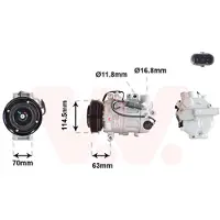 VAN WEZEL Kompressor, Klimaanlage 3001K727