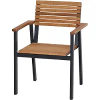 Siena Garden Bozen Stapelsessel Aluminium/Robinienholz