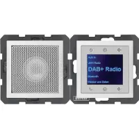 Berker Radio Touch DAB+ mit Lautsprechersteuerung, Stilvolles Bedienfeld S.1/B.x