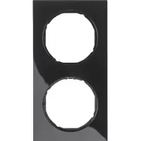 Berker 10122245, Schwarz, Schraubenlos, , Glänzend, 1 Stück(e)
