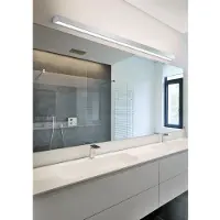HELESTRA LED Wandleuchte Theia in chrom 24W 1410lm IP44 900mm