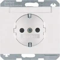 Berker 47387009 - Typ F - DIN-Schiene - Weiß - Thermoplast - IP20 - 250 V