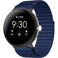 IMoshion Nylonarmband für Google Pixel Watch / Watch 2 / Watch 3 / Watch 4 (41 mm) - Dunkelblau