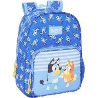 Bluey Kinder Rucksack 10L, Turnbeutel, Federmäppchen & Flasche, Let's Play