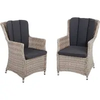 Garden Pleasure 2er Set Armsessel DIJON
