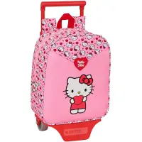 Safta Hello Kitty 6l 22x27x10 Cm Mini Rucksack Mit Rollen Rosa Kinder Rosa One Size