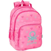 Safta Benetton 20l 32x42x15 Cm Rucksack Rosa Kinder Rosa One Size