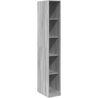 vidaXL Kleiderschrank Grau Sonoma 30x50x200 cm Holzwerkstoff