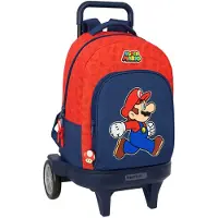 Safta Compact Evolutive Super Mario Trick Rucksack Mit Rollen