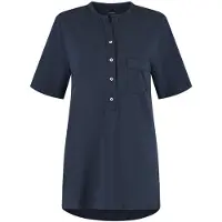 Yumeko Pyjama-T-Shirt Jersey Baumwolle L Blau - Eco, Bio & Fairtrade