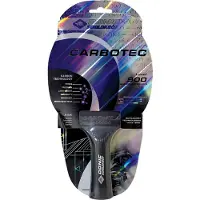 Donic Schildkröt Tischtennis-Schläger Donic-Schildkröt Tischtennisschläger CarboTec 900, 20% Carbon, 1,9 mm Schwamm, Champion QRC - ITTF Belag, konkav, 758219