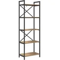 vidaXL Bücherregal 5 Ebenen 56 x 34 x 171 cm Holzwerkstoff