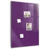 Tulup Magnettafel Glas Violett 70x100 cm Magnettafel Zum Schreiben Weißer Marker Magnettafel Flur Glas