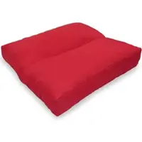NYVI Loungekissen SunLounge Outdoor 40x40 cm Rot - Wasserabweisend, Schmutzabweisend, Bequem, für Stühle, Bänke, Boden