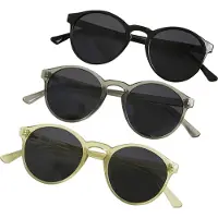 Urban Classics Sonnenbrille Sunglasses Cypress 3-Pack Black/Lightgrey/Yellow