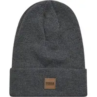 Urban Classics Beanie "Unisex Synthetic Leatherpatch Long Beanie" 1 Stk.