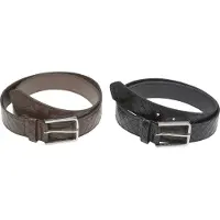 Urban Classics Synthetikgürtel "Woven Embossed Synthetic Leather Belt 2-Pack"