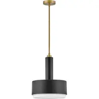 HINKLEY Elstead Cedric Pendelleuchte E27 2-fach Schwarz Opal