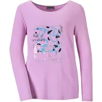 Goldner Print-Shirt "Kurzgröße Shirt" strechbequemer Viskosejersey
