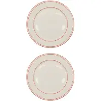 Nicolas Vahé Dinner plate, NVBistro, RedWhite