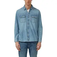 s.Oliver Shirts Blue Denim Größe: XXL | Casual hemden Outlet | Herren | Blau