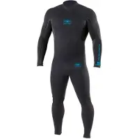 Ocean & Earth Surf School 4/3 Mm Langarm-neoprenanzug Mit Reißverschluss Am Rücken
