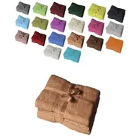 EXKLUSIV HEIMTEXTIL 4 x Saunatuch 500 g/m2 80 x 200 cm Sand