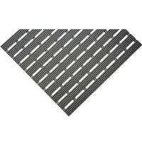 EHA Bädermatte "ManuPlast", 100 cm, Schwarz