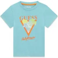 GUESS T-Shirt N6GI10 K8HM4 Türkisfarben Regular Fit