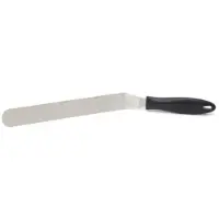 Patisse Palettenmesser gebogen Edelstahl Kunststoffgriff 25 cm