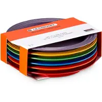 Le Creuset Set 6 side plates 22 cm rainbow