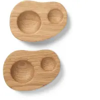 Ferm Living Eierbecher Cairn Oak (2er-Set)
