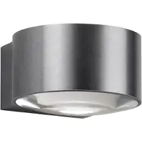 LIGHT-POINT Orbit Mini Wandleuchte IP54 Titanium - , dimmbar, Metallisch, für Flurbereich, Aluminium
