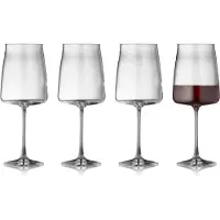 Lyngby Glas Rotweinglasset Glas Krystal Zero Clear 540 ml (4er-Set)
