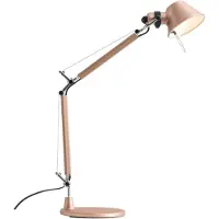 Artemide Schreibtischlampe Tolomeo Micro, kupfer, für Wohn- / Esszimmer, Aluminium, Design, Tischlampe