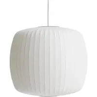 Herman Miller Nelson Roll Bubble Pendelleuchte M Off-White - , Weiß, für Wohnzimmer, Kunststoff