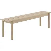 Muuto Linear Wood Bank, 170 cm, eiche natur